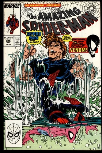 Amazing Spider-Man #315 Marvel 1989 (VF/NM) Todd McFarlane Cover! L@@K!