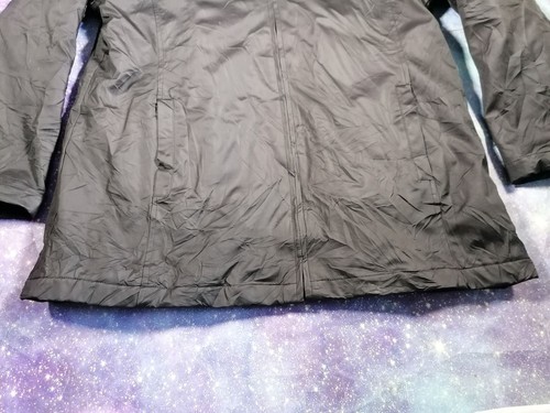 Abrigo Chaqueta de Lluvia Reitmans Negro Rojo Talla Grande Mujer De Colección Y2K - Imagen 5 de 14