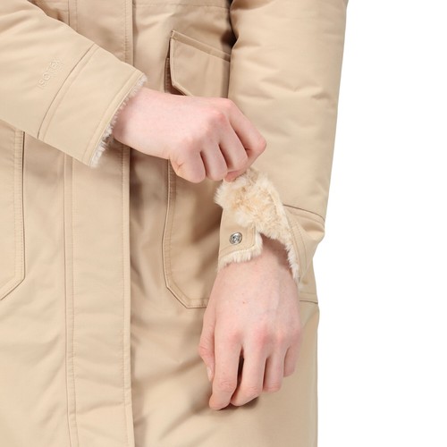 Regatta Parka da Donna Impermeabile Romine Beige Codice RWP351-0GE - Imagen 4 de 6