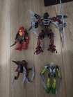 LEGO BIONICLE: LOT OF 4 SETS - MAKUTA ICARAX, LEWA NUVA, RADIAK, FURNO 3.0
