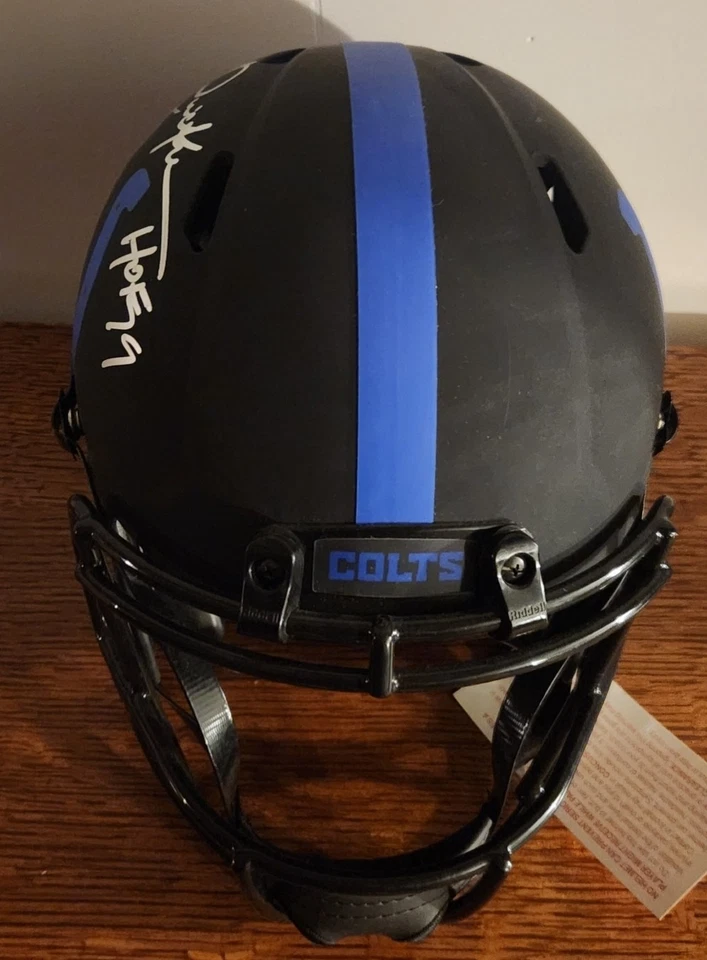 埃里克·迪克森 签名 小马 Eclipse 头盔 全尺寸 正品 贝克特 见证 — 第 4/4 张图片