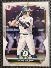 2023 Bowman Draft 1st Jacob Wilson Rookie RC #BD-121 Oakland Athletics