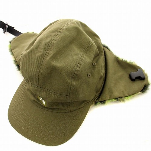 Gorra Frontier The North Face Purple Label Nn8959N con orejas piel F caqui/G mujer - Imagen 6 de 8