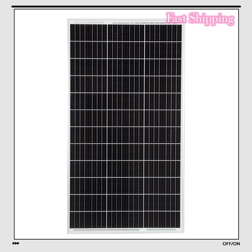 Solar Powered Attic Vent Fan, 100W Solar Panel +Charge Controller Greenhouse USA - Picture 7 of 11