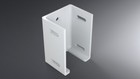 3d PRINTED - WHITE VINYL FENCE REPLACEMENT BRACKETS (NO SCREWS) - PACK of 12