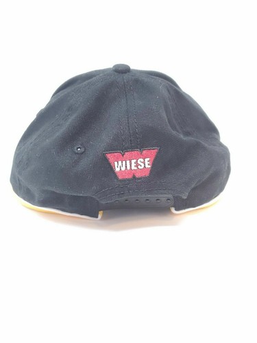 Cat Lift Trucks Wiese Black White & Yellow Snap Back Hat - Picture 2 of 5