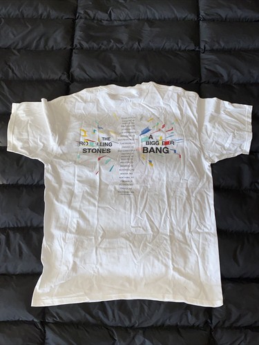 Camisa de Concierto Bigger Bang Rolling Stones Original Sin Usar Blanca Rara EE. UU. 2005 - Imagen 4 de 4