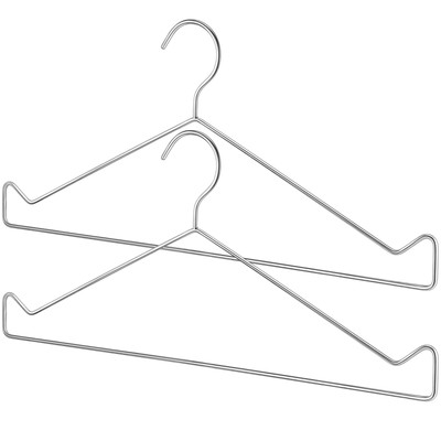 2 Pack X Ray Apron Hangers Radiation Protection Apron Hangers Heavy Duty Silv...