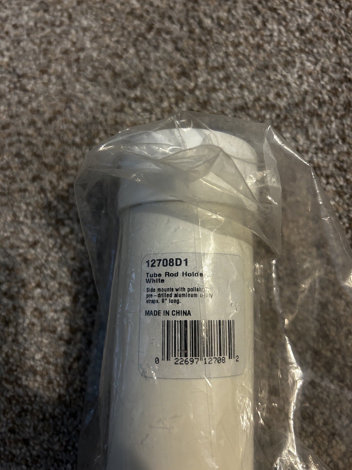 Two White Boat Rod Holders. eBay