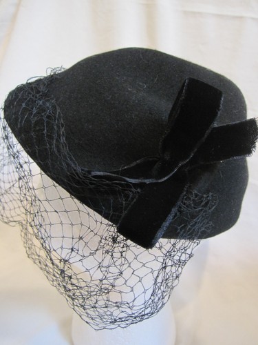 2-VTG NICHOLAS UNGAR JOHN ANDREW OF CALIF+ GENUINE FURFELT Womens Hats 50-60s - Picture 7 of 18