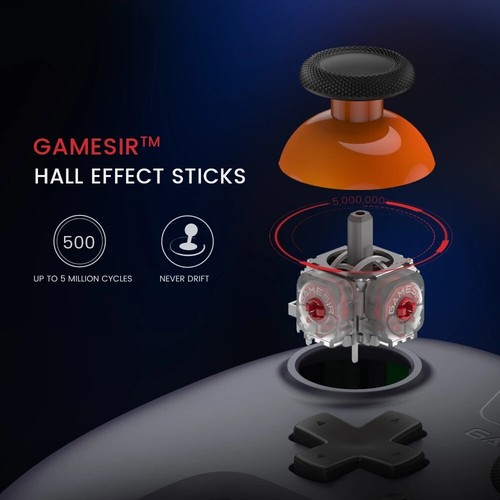 HOT Chinese brand Gamesir Wireless Switch Controller Bluetooth Gamepad with Hall - Picture 5 of 22