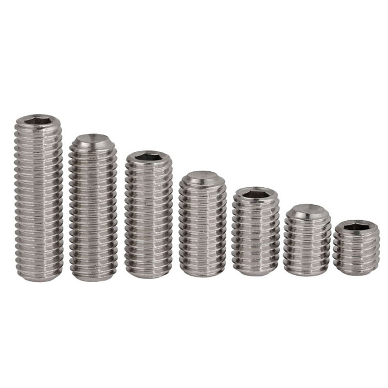 M1.6 to M10 Grub Screws Cup Point Allen Socket Sets Screws A2 Stainless