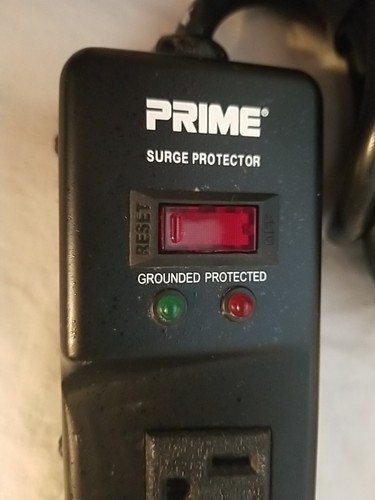 Prime Brand 6-outlet Surge Protector - 12 Foot Cord Black - Picture 3 of 5