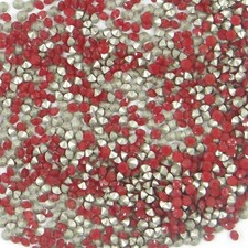 1028 PP10 RC *** 100 strass Swarovski fond conique PP10 (1,7mm ) dark red coral