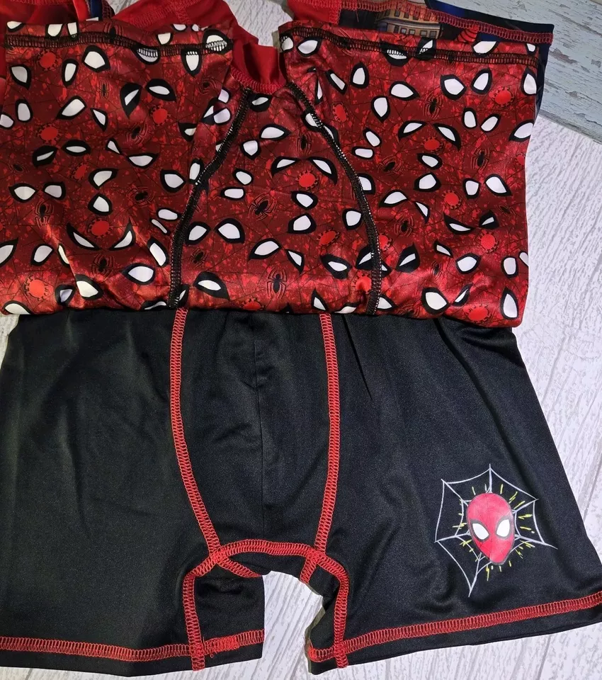 Spiderman Boxer Briefs SIZE 10 Boys Athletic 3pk Mesh Fabric Underwear MARVEL  - Image 4 of 4