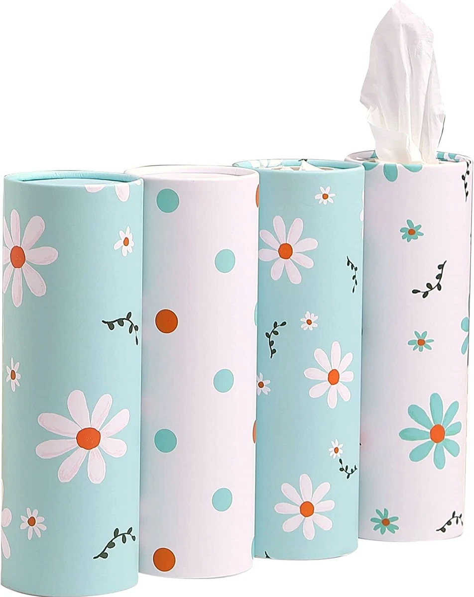 Car Tissue Holder Facial Bulk Cylinder Travel Fit Cup Refill Box
