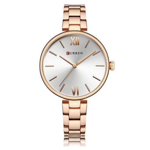Elegant Lady Analog Display Wristwatch Small Band Business Female Women Watches - Picture 15 of 17