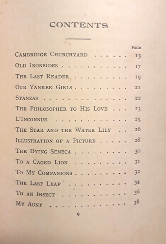 Poems, Oliver Wendell Holmes, Henry Altemus, Hardcover, 1895 - Picture 11 of 12