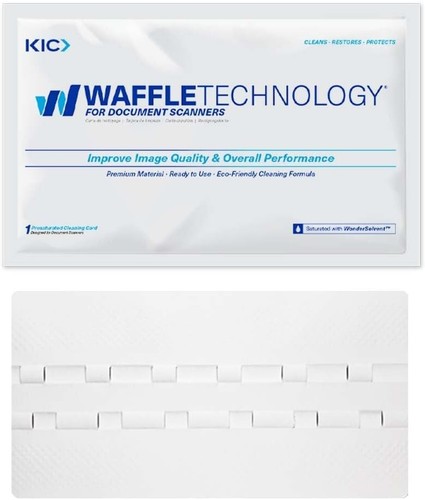 15-Pack Scanner Cleaning Cards Presaturated with WonderSolvent for Consistent... - Afbeelding 3 van 9