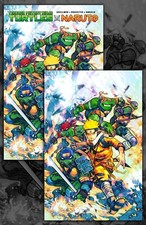 ?? TMNT X NARUTO #1 - TRADE & VIRGIN EXCLUSIVE SET- LTD TO 500 *11/20/24 PRESALE
