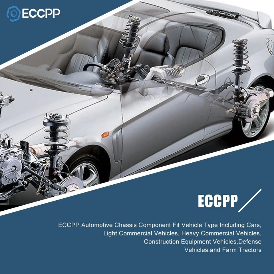 For Volkswagen Beetle Jetta Golf Front Rear Complete Struts Inner Outer Tie Rod Foto 2 de 4