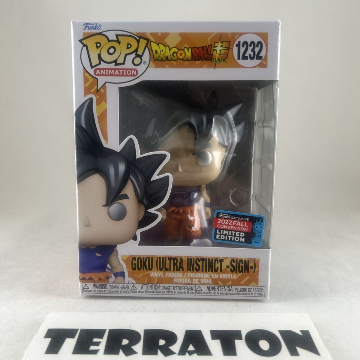 その他 Funko pop picture NOT FOR SALE Funko Pop! Vinyl: Dragon Ball - Goku (Ultra Instinct -Sign