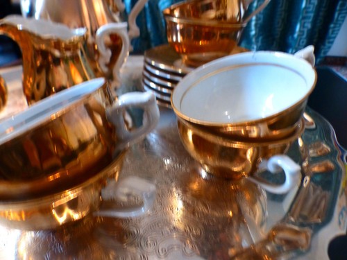 Mocca/Espresso Service, für 6 Personen, 50er Jahre, Mayer Wiesau, gestempelt Bav - Bild 3 von 8