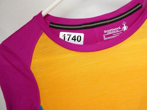 Smartwool Top Women S Merino Sport 120 Ultralite Mountain Bike 3/4 Sleeve - Picture 10 of 13