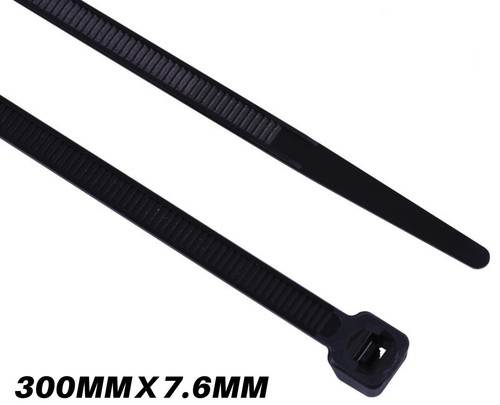 CABLE TIES BLACK ZIP TIES HEAVY DUTY LONG SHORT SMALL THICK THIN 100 PACK - Picture 8 of 17