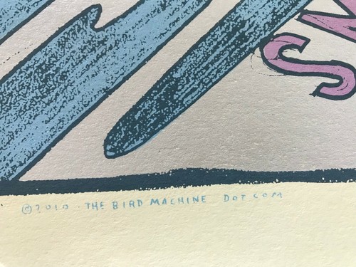 Joe McPhee + The Thing 2010 Tour Screen Printed Poster (The Bird Machine) Jazz - Picture 4 of 6