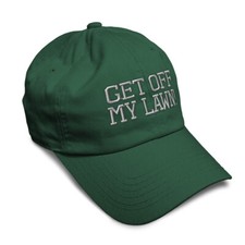 Soft Women Baseball Cap Get off My Lawn! Embroidery Dad Hats for Men