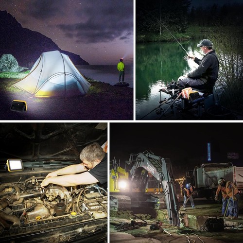 Rechargeable Work Light LED Floodlight Portable Spotlight Workshop Lamp 5 Modes - Picture 8 of 14