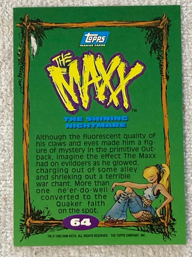 Tarjetas coleccionables Topps The Maxx BASE 1993 ¡¡Sam Kieth!! HOLEFILLERS/ACTUALIZACIONES *RECOGIDA* - Imagen 124 de 172