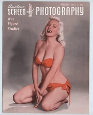 Amateur Screen & Photography 1955 Figure Studies 36pgs Pinup Magazine M33443
