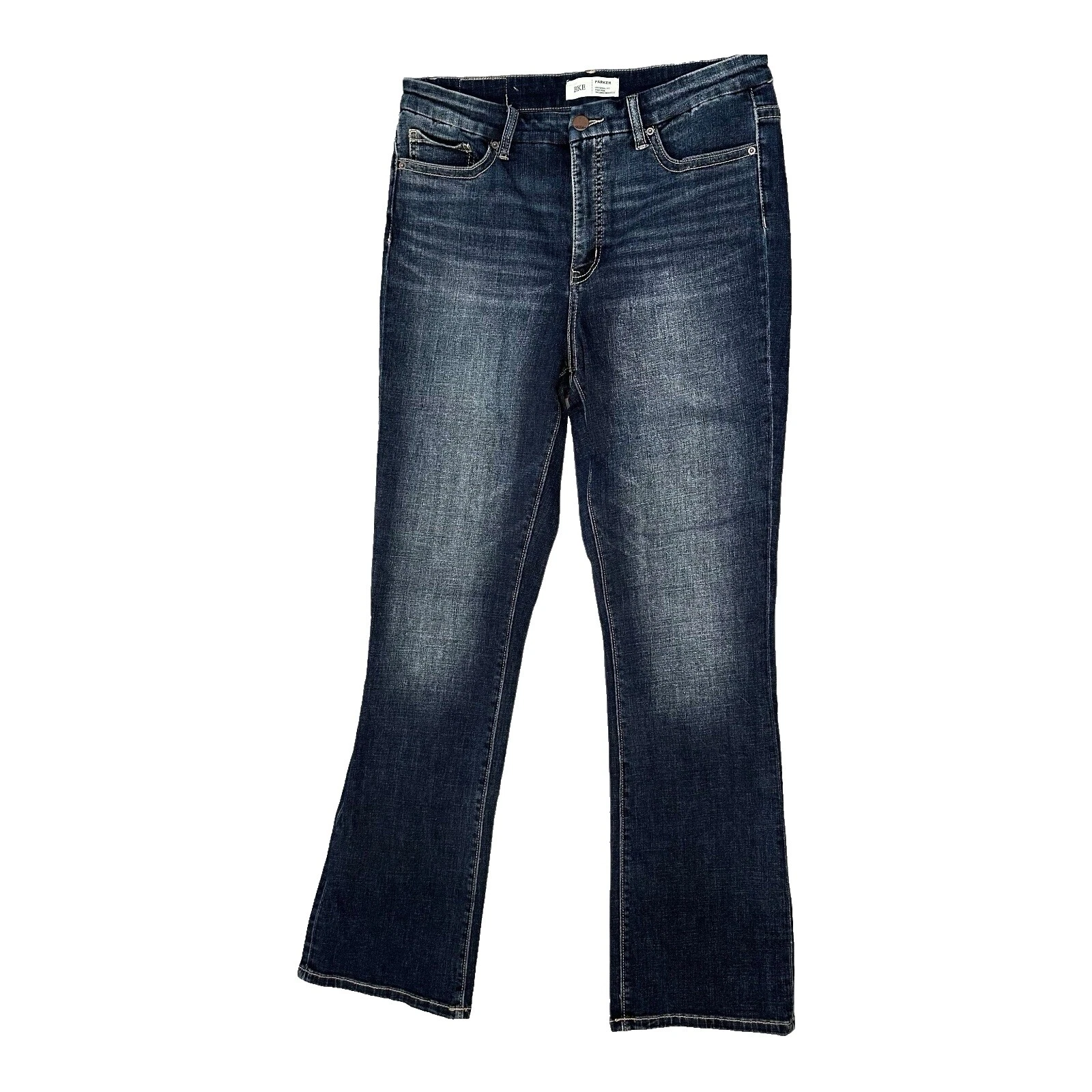 Jeans sólido Buckle para De mujer