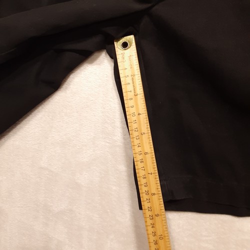 St Johns Bay Mens Classic Short Sz.42/Black/Pleated/Soft Cotton Twill/9" Inseam - Picture 9 of 10