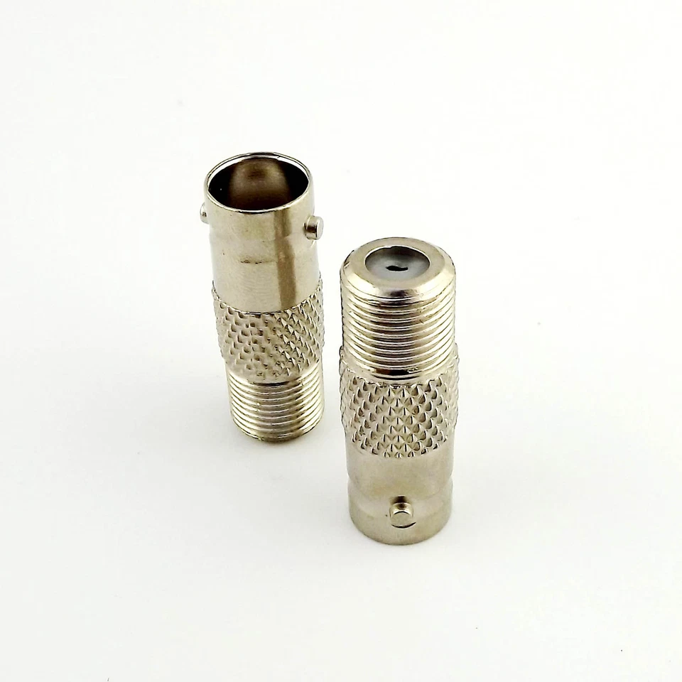 20x BNC Female Jack to F Female Jack For TV PAL Cable Straight Connector Adapter - Image 2 of 4