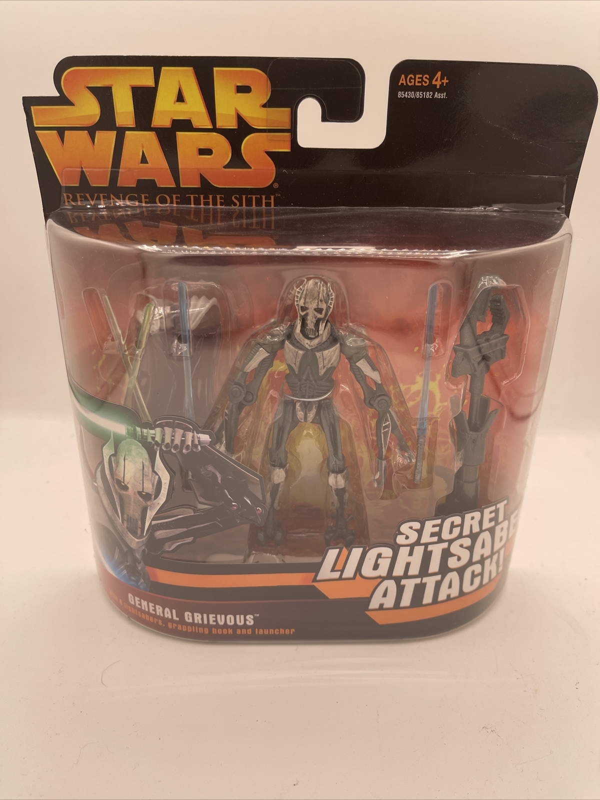 Star Wars Revenge of the Sith ROTS 2005 Deluxe General Grievous Secret Attack