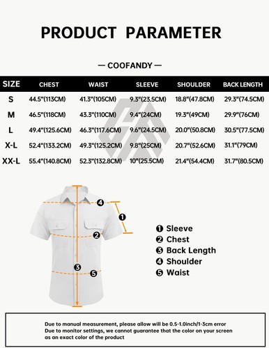 Mens Stylish Linen Shirts Short Sleeve Button Up Hawaiian Summer Camp Shirts ... - Picture 5 of 5