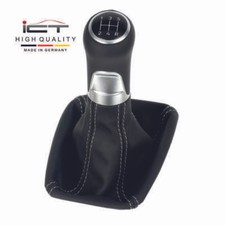 ICT Schaltknauf Schaltsack Leder für Audi A4 B5 Typ 8D Naht silber B61