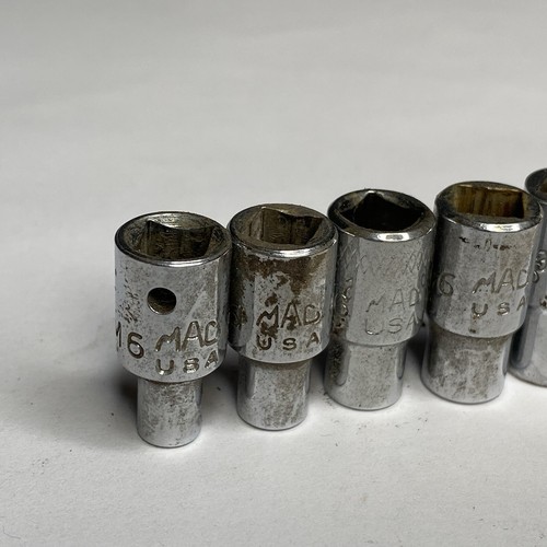 Mac Tools USA 1/4" Drive Metric 4mm - 14mm Shallow 6-Point 11 Piece Socket Set - Bild 4 von 17