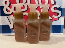 Bath  Body Works Gentle Foaming Hand Soap ICED CARAMEL SWIRL Set of 3 NEW