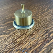 Vintage  Park Sherman Solid Brass Postage Stamp Roll Dispenser - USA