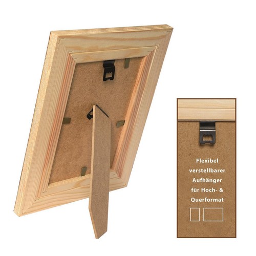 Bilderrahmen Holz Toskana vintage alt 50x70 40x60 30x40 40x50 a4 Rahmen weiß Set - Bild 10 von 240