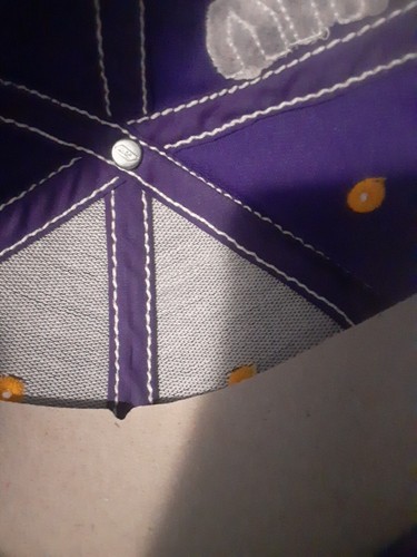 Reebok Minnesota Vikings bestickte NFL Logo Mütze Onfield ohne Riemen lila L/XL - Bild 11 von 12