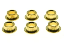 *NEW 10mm Conversion Bushings for Vintage Tuners Guitar Parts Set of 6 Gold