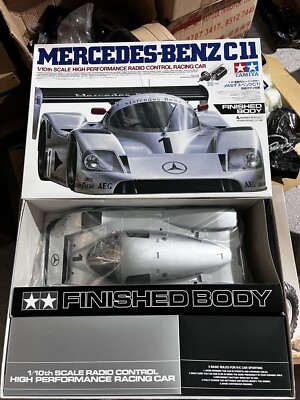TAMIYA Mercedes-Benz C11 完成ボディとベアリング付き Tamiya 47484 1990 Mercedes-Benz C 11 Limited-Edition