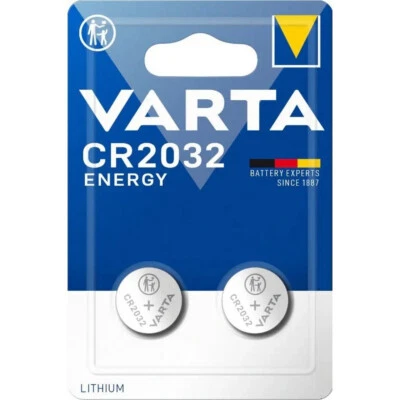2 Batteria Pila VARTA CR2032 CR BR ECR KECR 2032 L14 SB-T15 LF-1/2V 5004L Litio