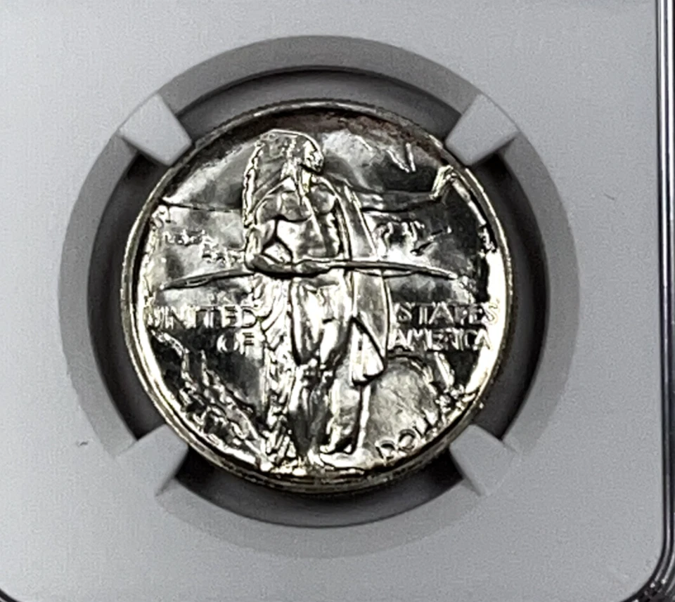 1926-S Oregon Trial Commemorative Half Dollar : NGC MS67  Blazing White - Image 3 of 4