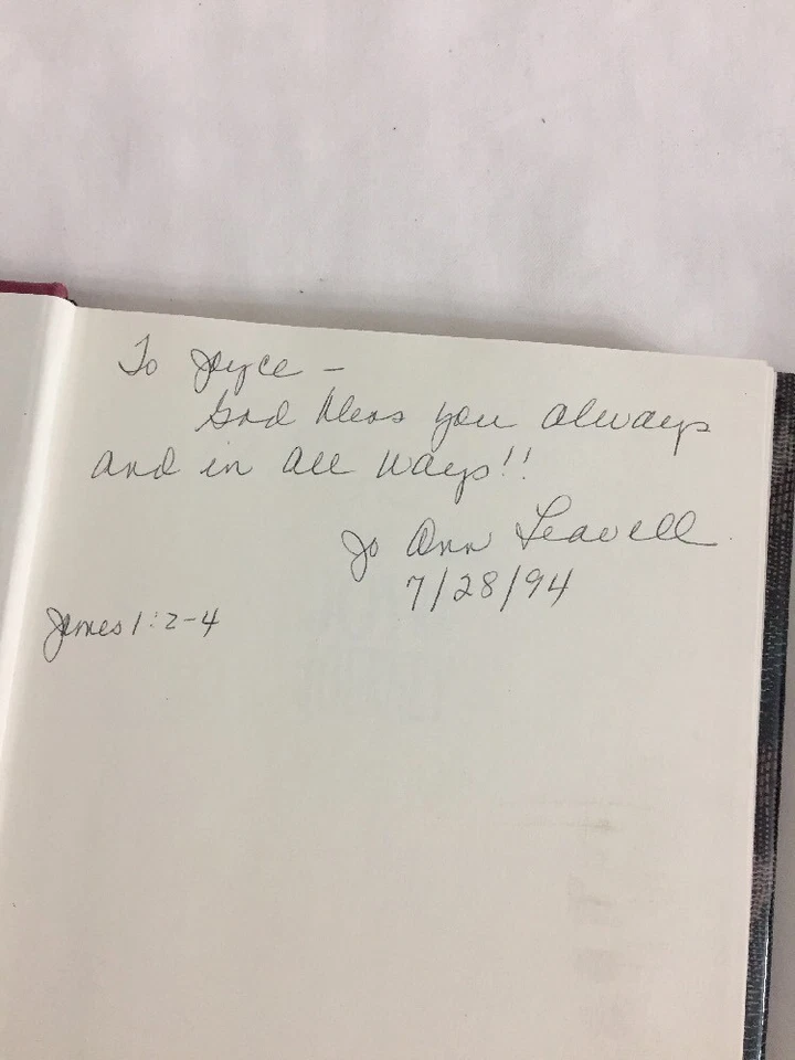 Joy in the Journey by Jo Ann P. Leavell    1994    HC    SIGNED - Image 3 of 4